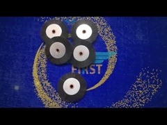 66.891.006 Bộ phận máy in bánh xe bàn chải cứng màu đen hình tròn 6x60mm 8x60mm