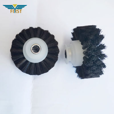 60 * 8.5 * 35mm bánh bàn chải đen cho KBA Chiếc máy in linh kiện được làm bằng nhựa cao cấp với tuổi thọ sử dụng lâu dài