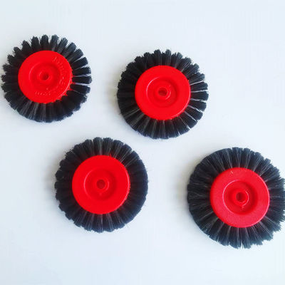 6x60mm Hard Brush Wheel cho máy in Heidelberg Được làm từ nhựa cao cấp với lông lợn