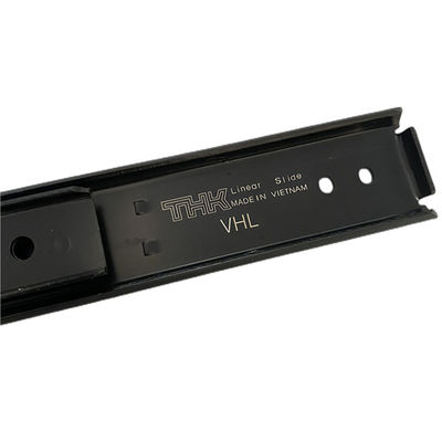 Vật liệu sắt Black Shield Track Telescopic Rail với xử lý bề mặt Ba Lan cho các bộ phận máy in Heidelberg