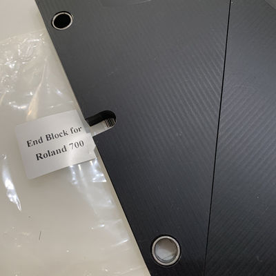 Tấm kết thúc màu xám đậm cho Roland 700 Khối kết thúc ống dẫn mực Các bộ phận máy in offset