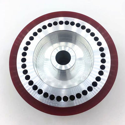 Bánh xe cao su chống mài mòn màu rượu sâm banh cho máy in offset với kích thước tùy chỉnh