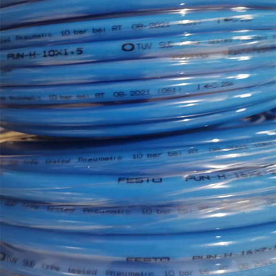 Blue Color Festo PU Tube 4mm Size Pneumatic Air Pipe cho máy in Offset