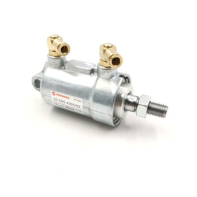 Cơ thể nhôm chất lượng cao xi lanh khí 132 * 72mm với đầu đồng cho máy SM52/74