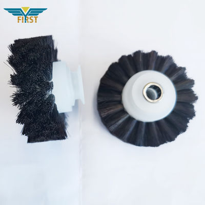 60 * 8.5 * 35mm bánh bàn chải đen cho KBA Chiếc máy in linh kiện được làm bằng nhựa cao cấp với tuổi thọ sử dụng lâu dài