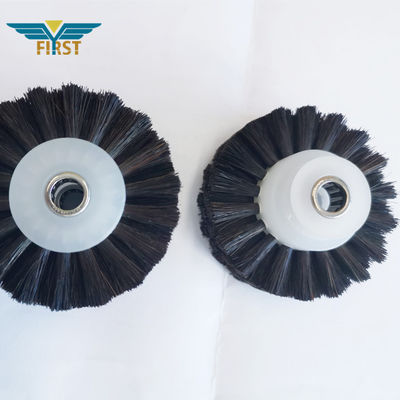 60 * 8.5 * 35mm bánh bàn chải đen cho KBA Chiếc máy in linh kiện được làm bằng nhựa cao cấp với tuổi thọ sử dụng lâu dài