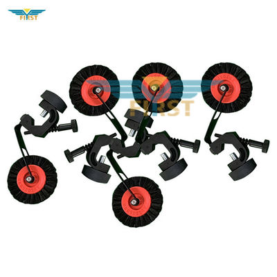 Bàn chải bánh xe đen Heidelberg Hỗ trợ Bộ phận in kim loại Sm74 OEM Có sẵn