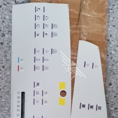 Bảng Màu Trắng Màng Biểu Tượng Chữ Cái Nhãn Cho Máy In Heidelberg SM102 Miếng Dán Kích Thước 63*21.2 Hoặc 37*15.5CM