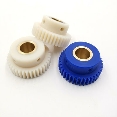 Bánh răng nylon dẫn động bằng con lăn nước màu xanh KOMORI L426 428 429 440 Bộ phận báo chí bù đắp