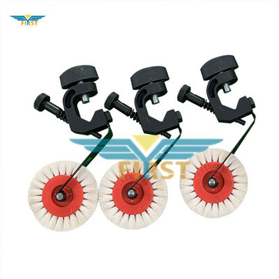 Bàn chải bánh xe Heidelberg có xử lý bề mặt đánh bóng và chất liệu sắt lông lợn cho máy in Có sẵn OEM