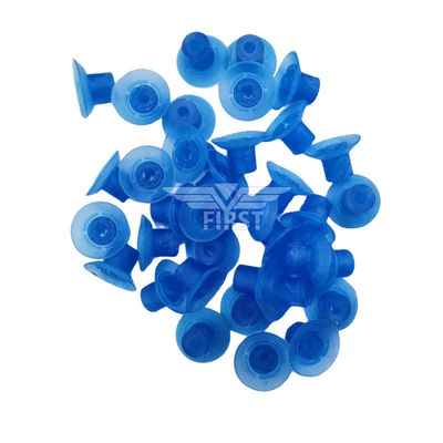 Màu xanh dương Poly và cao su hút cho máy cắt die 32 * 18mm cao chân hút