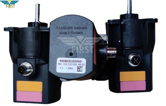 Động cơ giảm tốc màu đen 1,5Nm cho máy in offset Heidelberg Motors